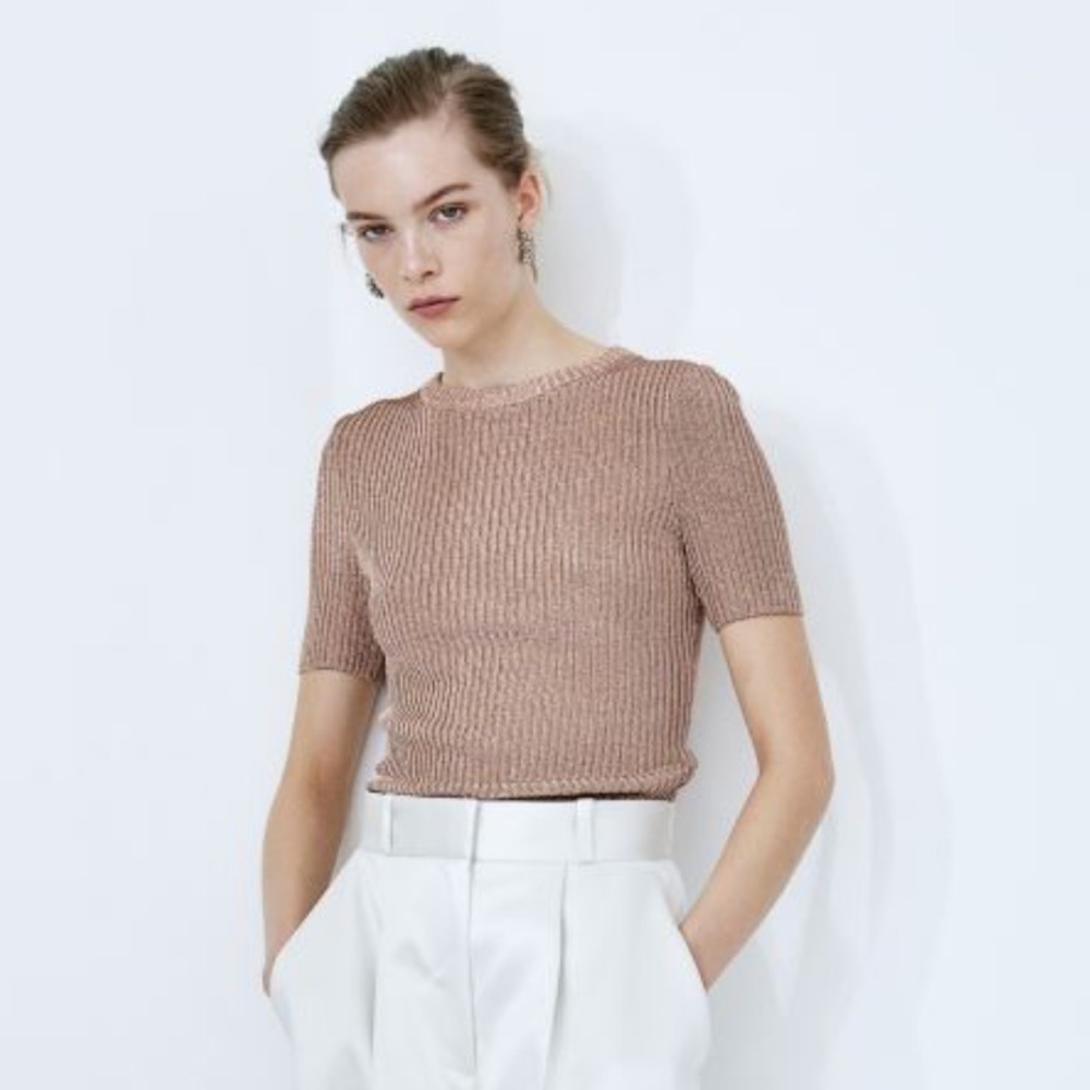 Metallic Gold Top